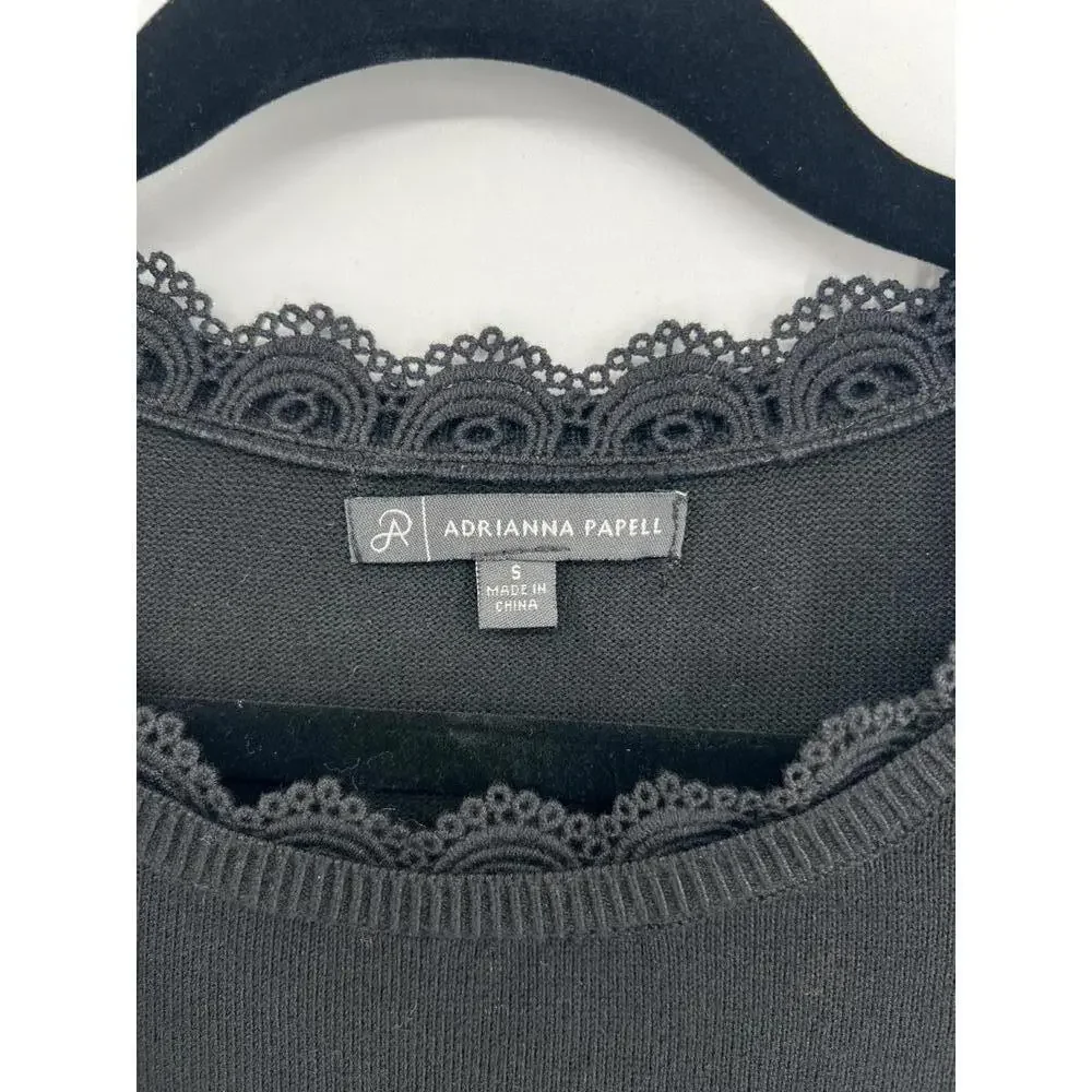 Adrianna Papell black lace